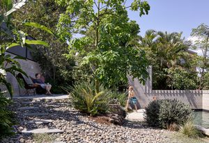 Whynot St Pool and Carport by Kieron Gait Architects and Dan Young Landscape Architect, winner of the Garden or Landscape category at the 2019 Houses Awards.