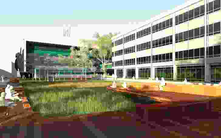 Rush\Wright Associates’ new landscape for Monash University’s Clayton campus.