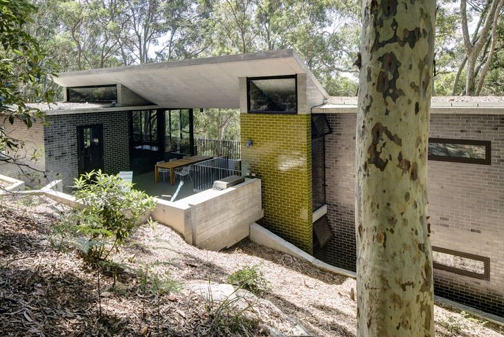 House at Pretty Beach by Lahznimmo Architects is a “viewing platform for the trees”.