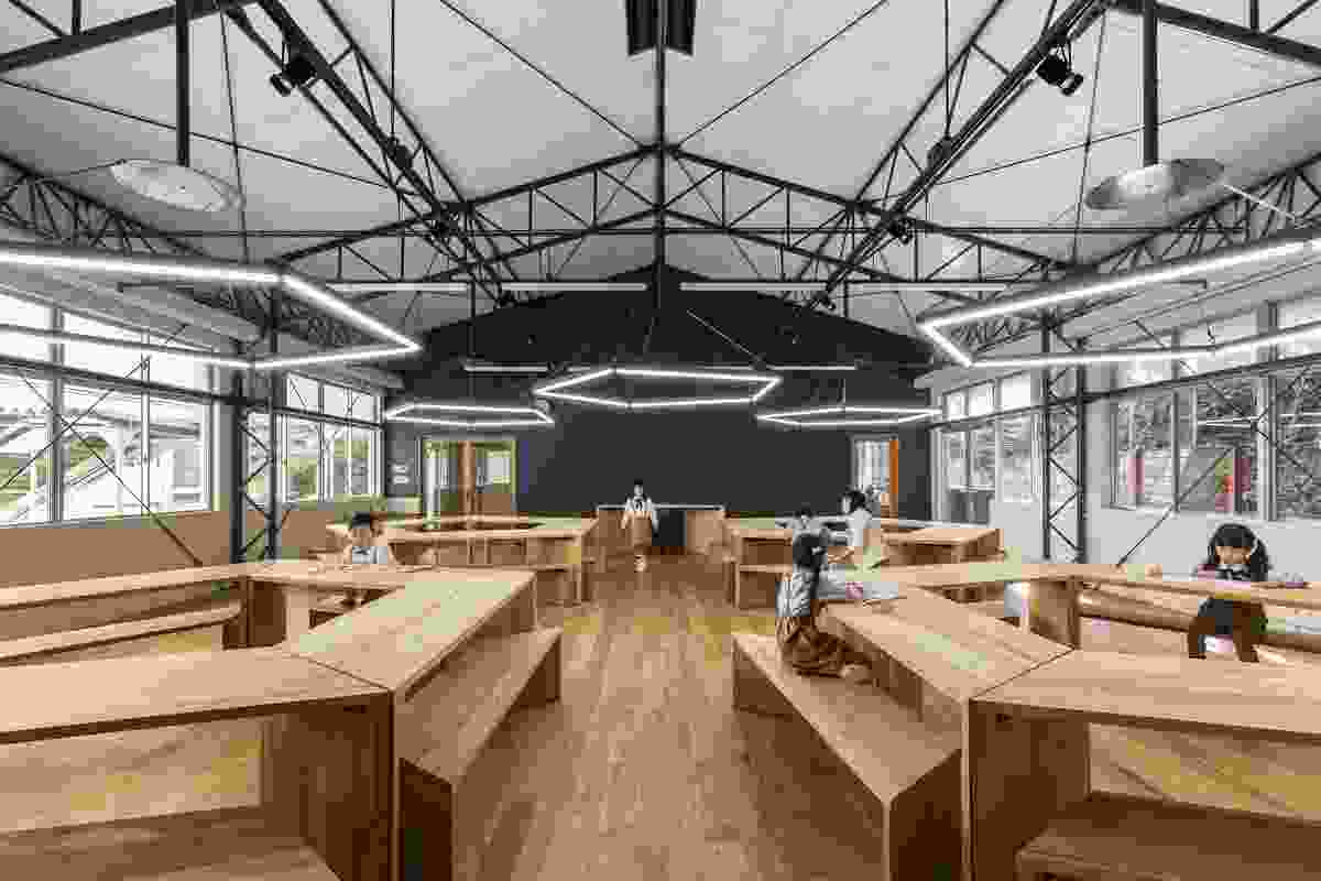 KB Primary and Secondary School by HIBINOSEKKEI and Youji no Shiro and Kids Design Labo.