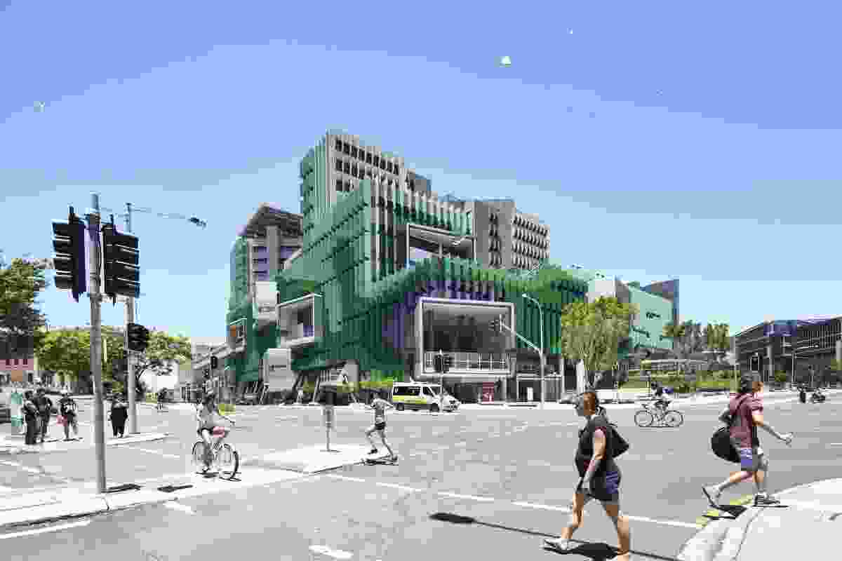 The Lady Cilento Children’s Hospital occupies a prominent site in South Bank, Brisbane and serves as an urban counterpoint to the CBD.