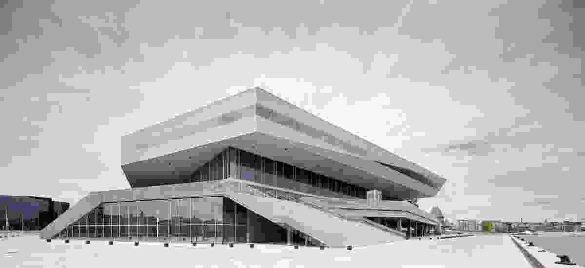 Dokk1 public library Aarhus, Denmark designed by Schmidt Hammer Lassen Architects.