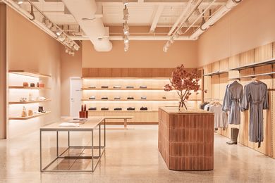 In keeping with the Incu visual language, materials such as timber, brick and terracotta allow the clothing to be drawn to the foreground.