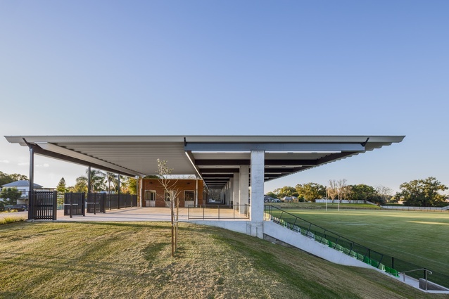 Maitland No. 1 Sportsground by Maitland City Council in association with the NSW Government Architect's Office and CKDS.