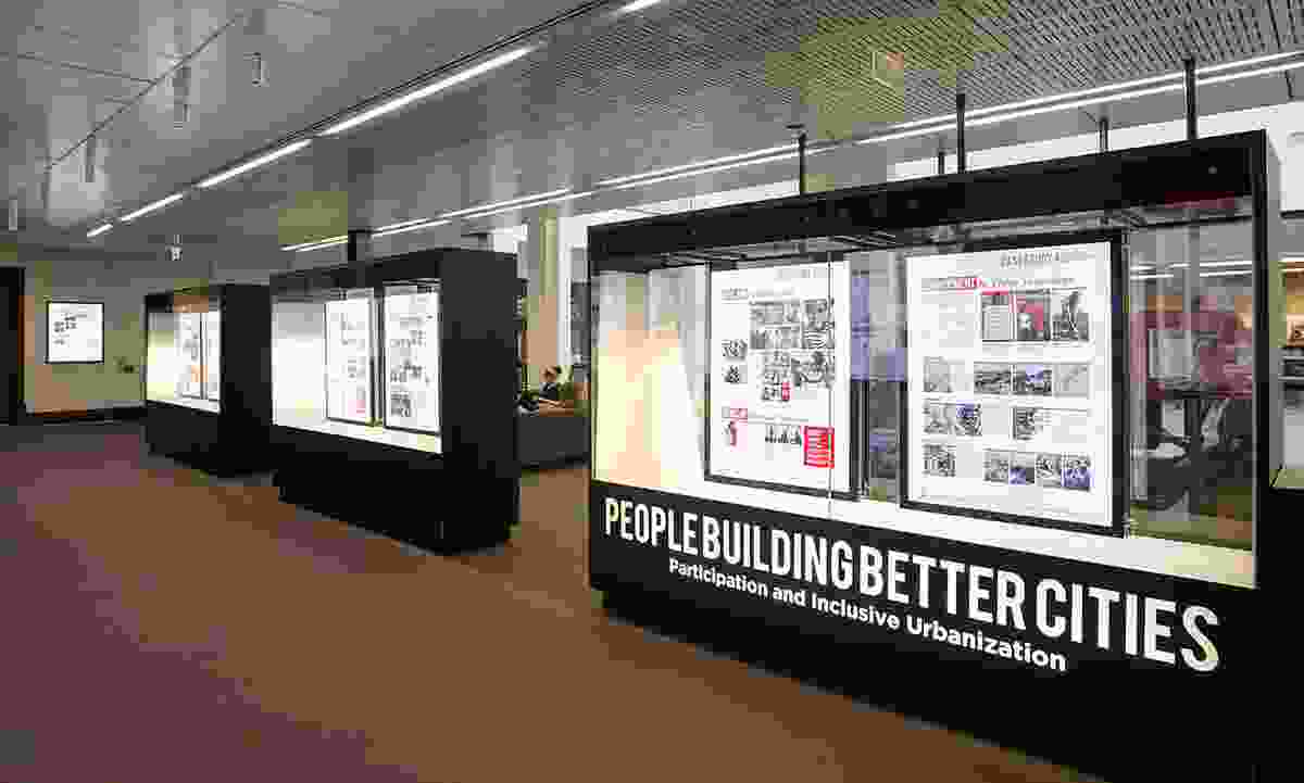 People Building Better Cities exhibition at Sydney's Custom House.