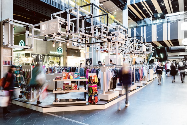 One Hundred Squared Retail Store by Aych And Innate Design.
