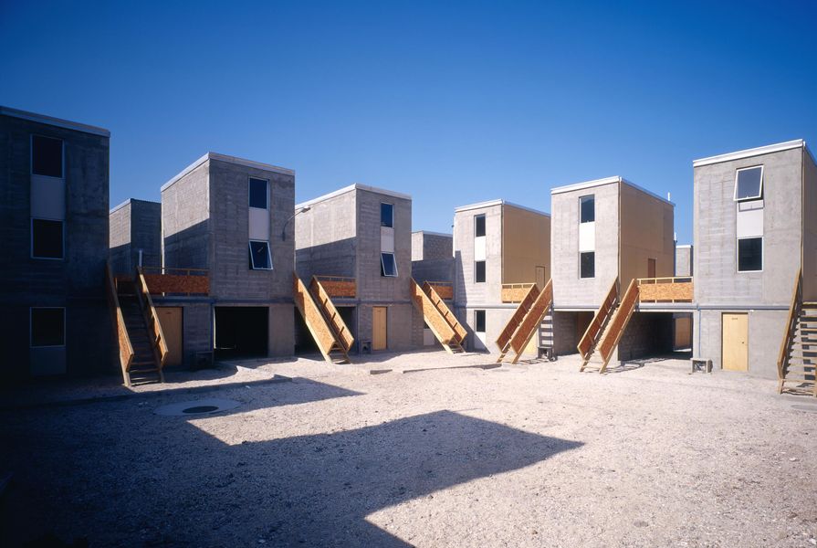 Quinta Monroy Housing, 2004, Iquique, Chile by Elemental.