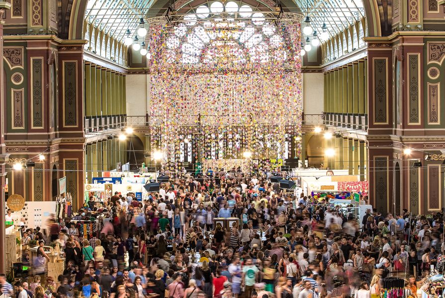 The Big Design Market at the Royal Exhibition Building in Melbourne.