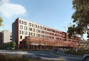 The proposed Maitland Hospital by BVN.