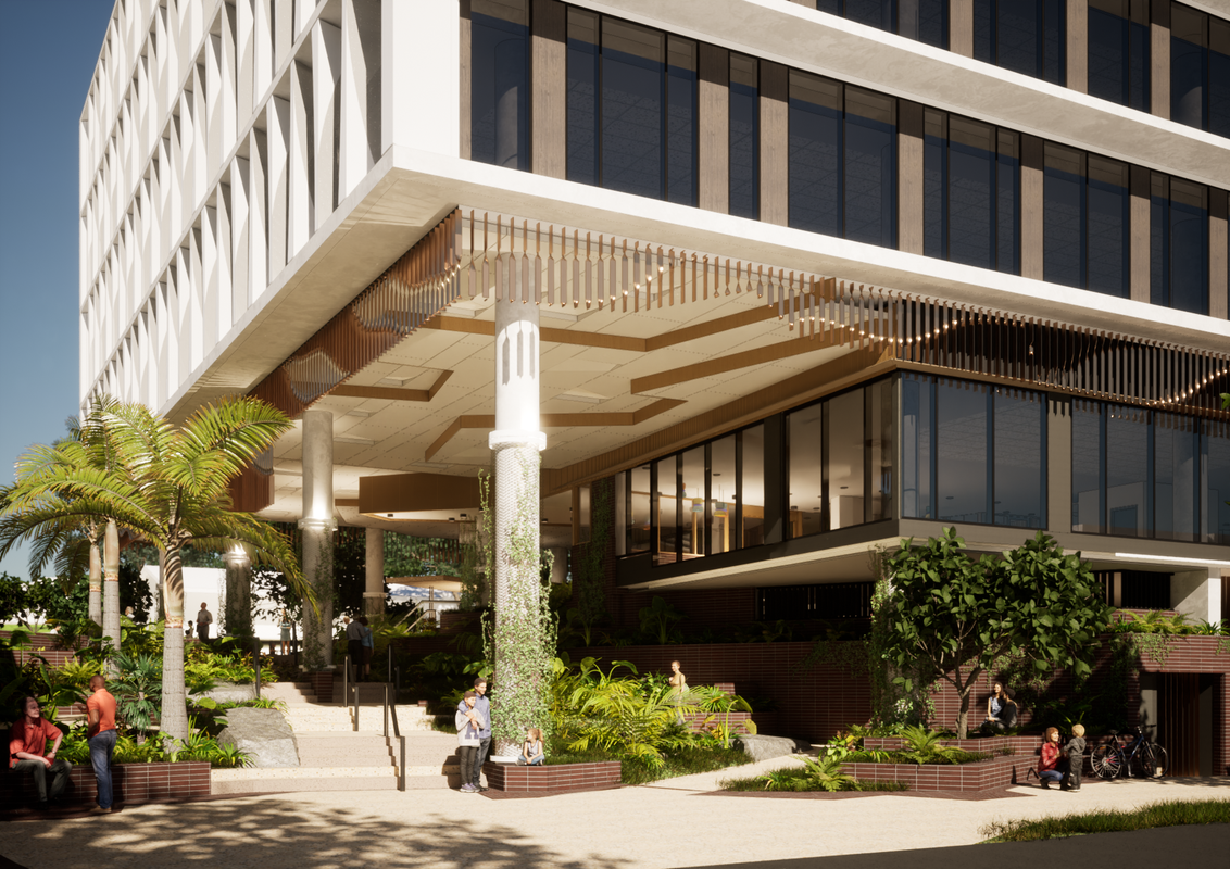 Parkside Yeronga commercial building by Archipelago.