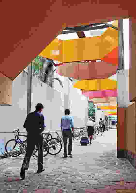 A new laneway extends along Santos Place’s southern edge, connecting to the Kurilpa Bridge.