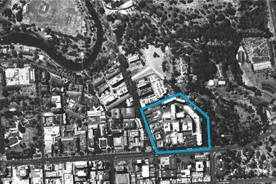 The RAH 5.3 hectare site within the Greater Riverbank Precinct. 