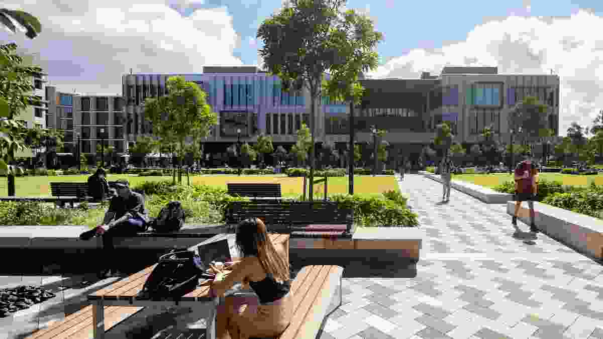 Macquarie University Central Courtyard Precinct by Architectus and Aspect Studios