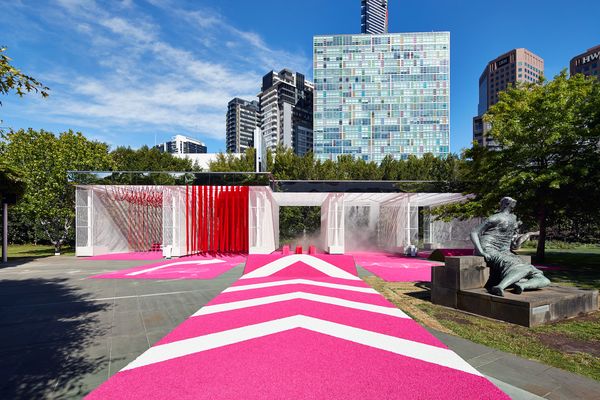 The 2016 NGV Architecture Commission, Haven't you always wanted…? by M@ Studio Architects is inspired by a car wash.