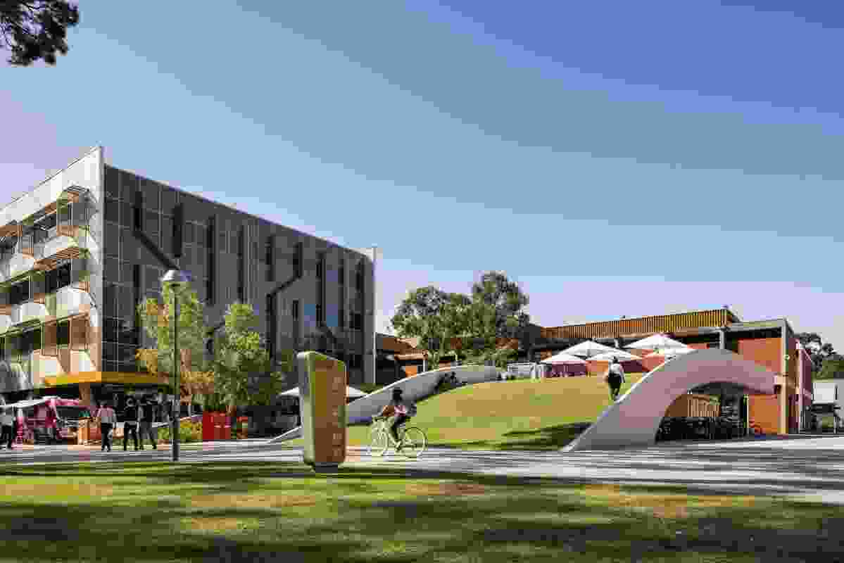 Curtin Bike Hub (Perth, Australia) by Coniglio Ainsworth Architects with Place Laboratory.
