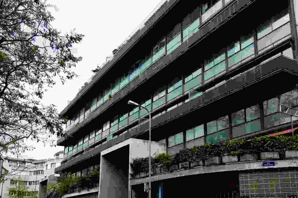 Immeuble Clarté, Geneva, Switzerland designed by Le Corbusier.