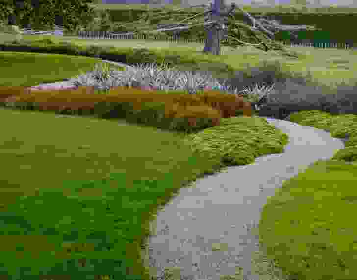 The grounds at Orongo Station by Nelson Byrd Woltz Landscape Architects.