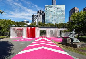 The 2016 NGV Architecture Commission, Haven't you always wanted…? by M@ Studio Architects is inspired by a car wash.