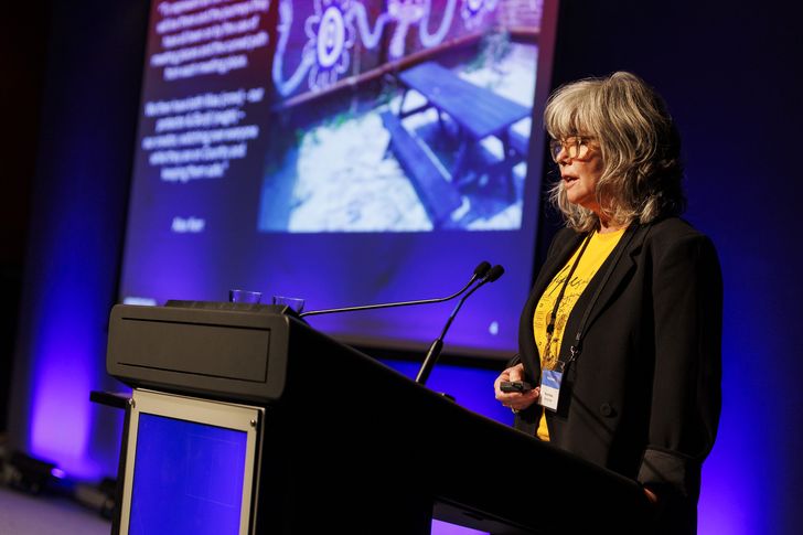 The merit of multi-disciplinary teamwork and open-source sharing was implored by many across the symposium. Pictured: Rachel Nolan of Kennedy Nolan.