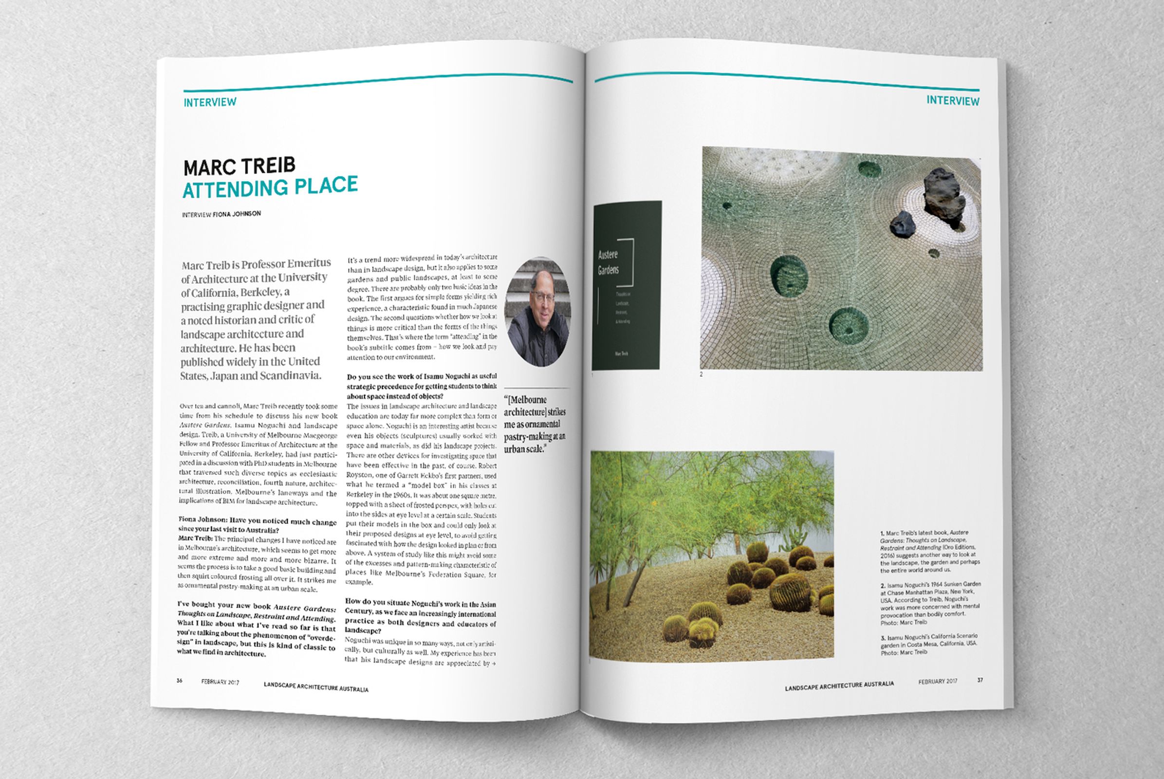 February issue of LAA out now | Landscape Australia