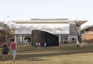 看到森林,阿金博建筑2021年夏季广场展馆。