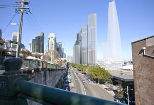 One Sydney Harbour by Renzo Piano Building Workshop. R5 building at left.