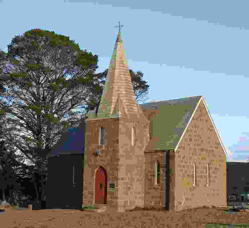 Christ Church in Cooma, New South Wales designed by Bishop Broughton and constructed in 1845–50. 
