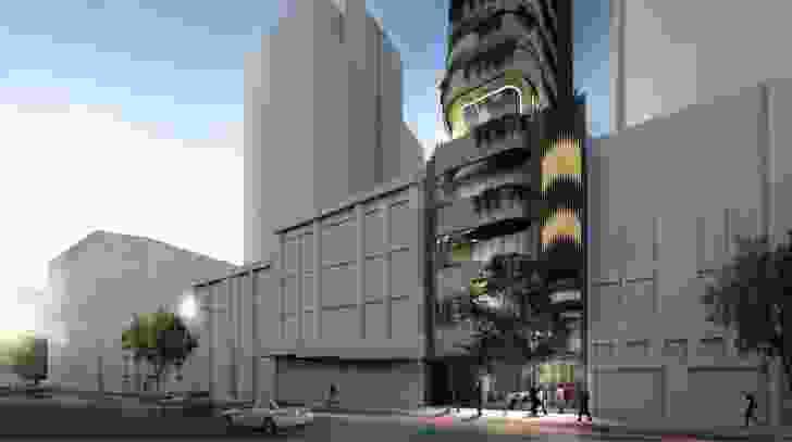 Proposed residential tower at 466 Ann Street, Brisbane, by Rothelowman.