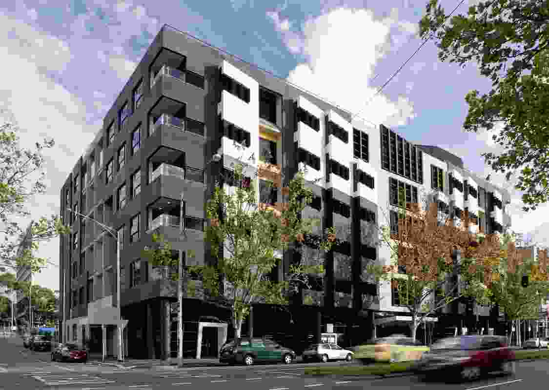 Rathdowne Place in Carlton, Melbourne by Jackson Architecture (2014) provides aged care housing in the inner city, allowing residents to stay close to friends and family.