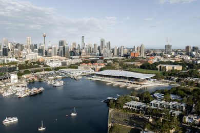 The sweeping 20,000-square-metre roof has become the market’s defining gesture.