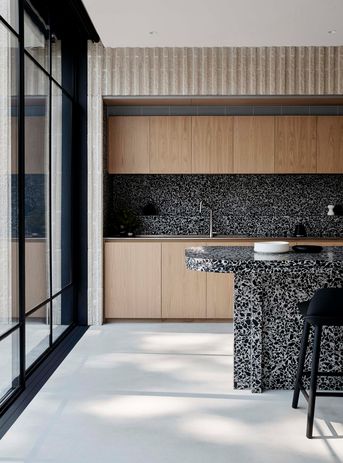 South Yarra House (with Beatrix Rowe Interior Design) combines confident formal expression and brave material selection.