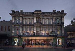 The design for a revitalized Victoria Theatre in Newcastle by Scott Carver Architects.