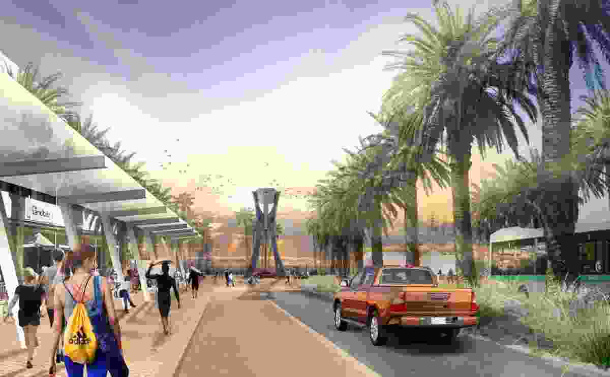 A visualization of the Transport Hub.