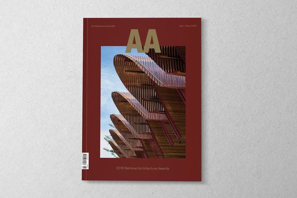 Architecture Australia November/December 2018. Image: Michael Nicholson