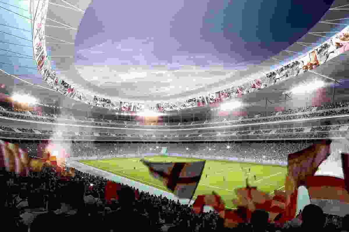 Stadio della Roma’s seating bowl will give unparalleled views of the field.
