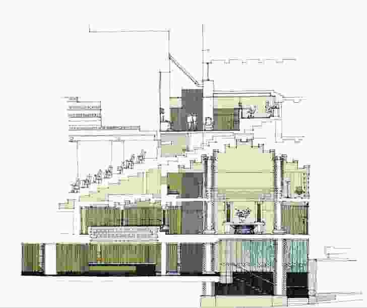 Indicative sketch of the Capitol Theatre refurbishment by Six Degrees Architects.