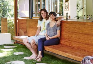 The brains behind the Australian House of the Year 2015, Jesse Bennett and Anne-Marie Campagnolo