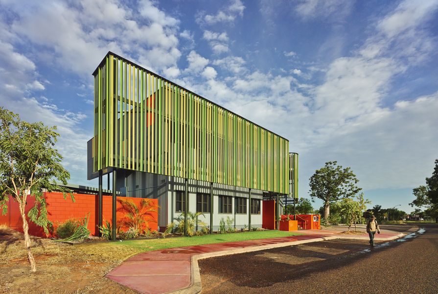 The MG/GT administration building in Kununurra, Western Australia by CODA Studio and Mark Phillips Architect (2013) services two Indigenous organizations in the wider Kimberley Region.