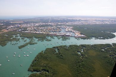 Bayview Marina Development, hacked out of Darwin’s mangroves.