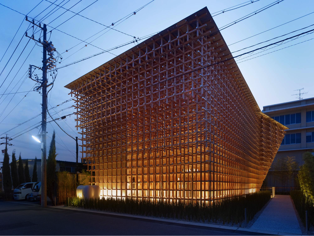 Prostho Museum Research Center by Kengo Kuma and Associate, 2010.