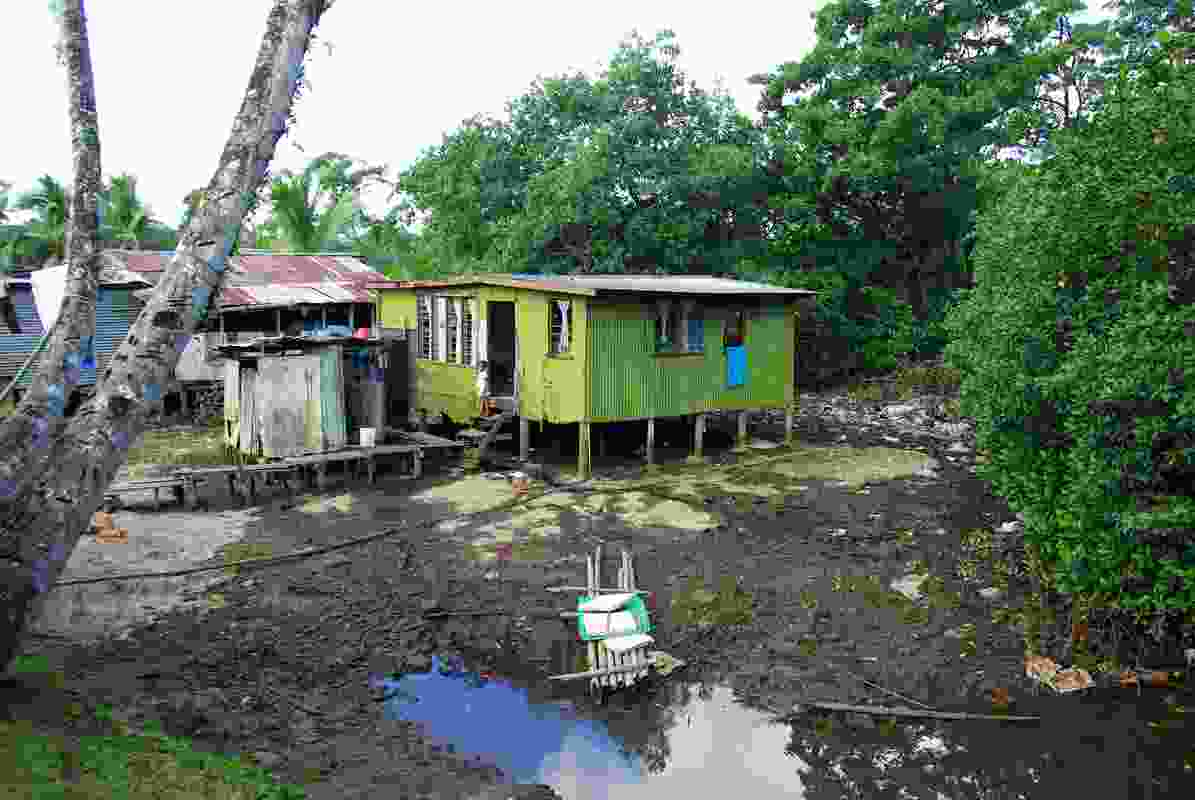 An urban informal settlement in Fiji.