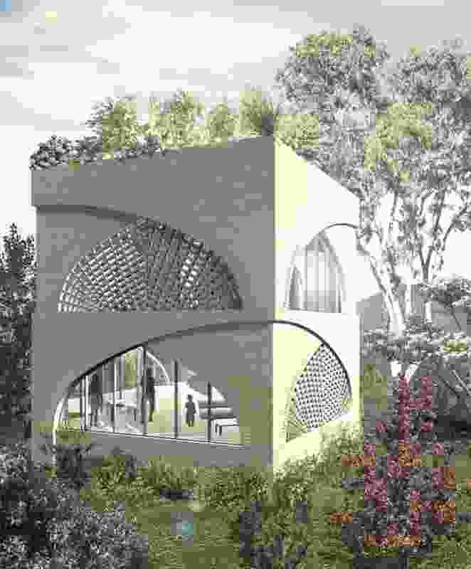 Vault House: Rana Abboud's proposal for a sustainable suburban house, which won an Open Face Award in the 2011 Think Brick Awards.