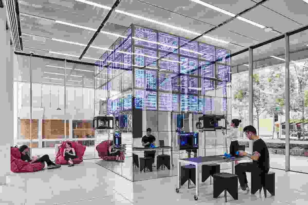 NExT Lab by Ample Architecture in collaboration with University Architect, Project Services, University of Melbourne.