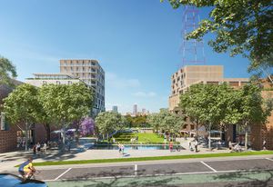 Indicative design of the Channel Nine site redevelopment by Chrofi.