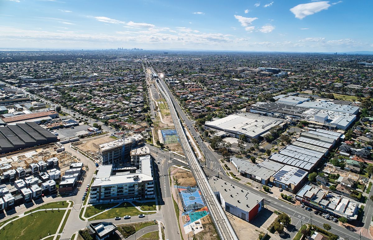 A Unifying Act Caulfield To Dandenong Level Crossing Removal Project Landscape Australia