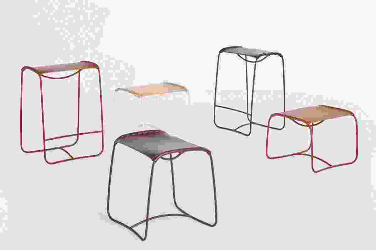 Perching stools by StudioIlse for Artifort.