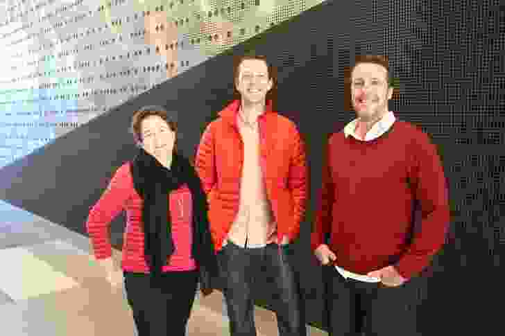 Creative directors of the 2014 National Architecture Conference — Making — Helen Norrie, Adam Haddow, Sam Crawford.