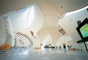 The Great Hall at the National Museum of Australia in Canberra (2001) by ARM Architecture.