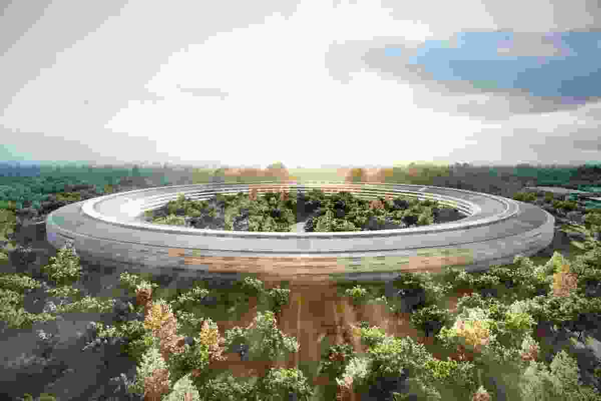 The proposed Apple headquarters by Foster + Partners.