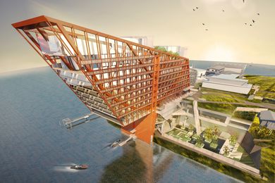 The MONA Hotel, HOMO, designed by Fender Katsalidis Architects.